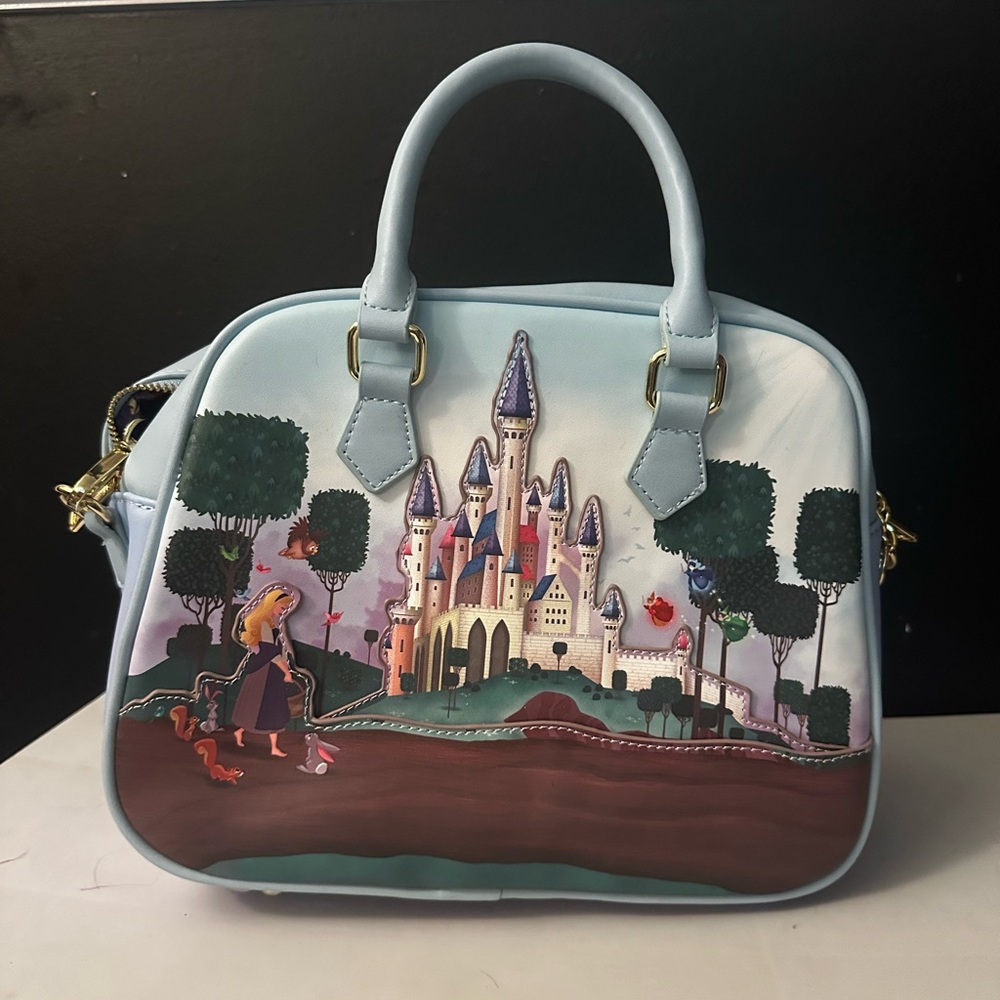 Fairytale Castle Handbag - Blue